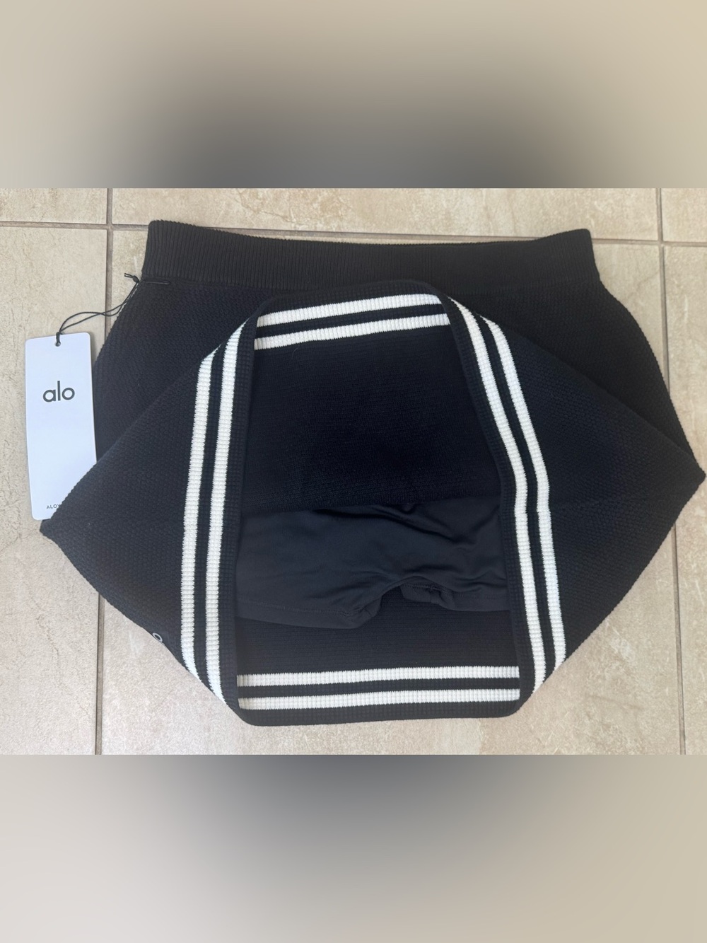 Alo Yoga Tennis Club Sweater Knit Skirt - Picture 11 of 14